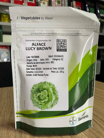 Alface Lucy Brown 5 Mx Seminis